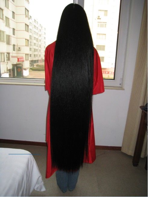 Beautiful long hair girl An Ji-1