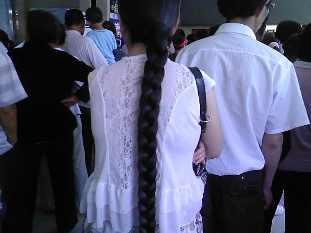 Long Braid waiting in hospital