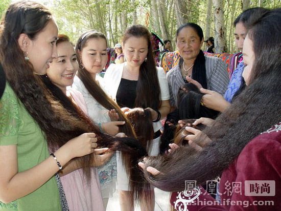 2010 long hair contest in Sinkiang