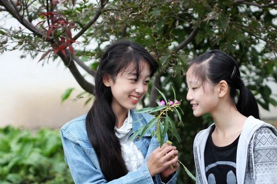 Zhu Di and Lan Xiaodie participated in Ningbo long hair contest