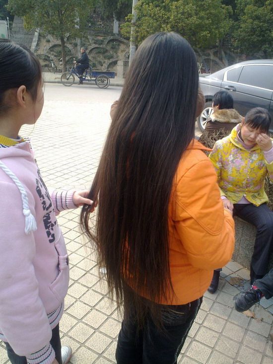 Streetshot of long hair by lidunjun in 2012 March