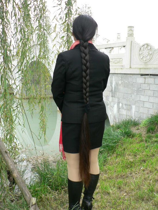 A super long thick braid