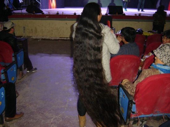 Wu Xiuling in 2013 long hair festival