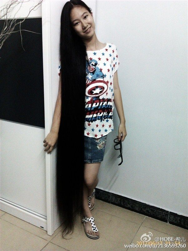 Yang Xier grow her hair longer