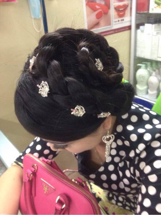 Beautiful updo hairstyle