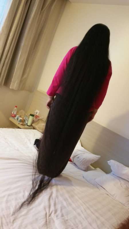 Wang Yuying has 2 meters plus long hair-2